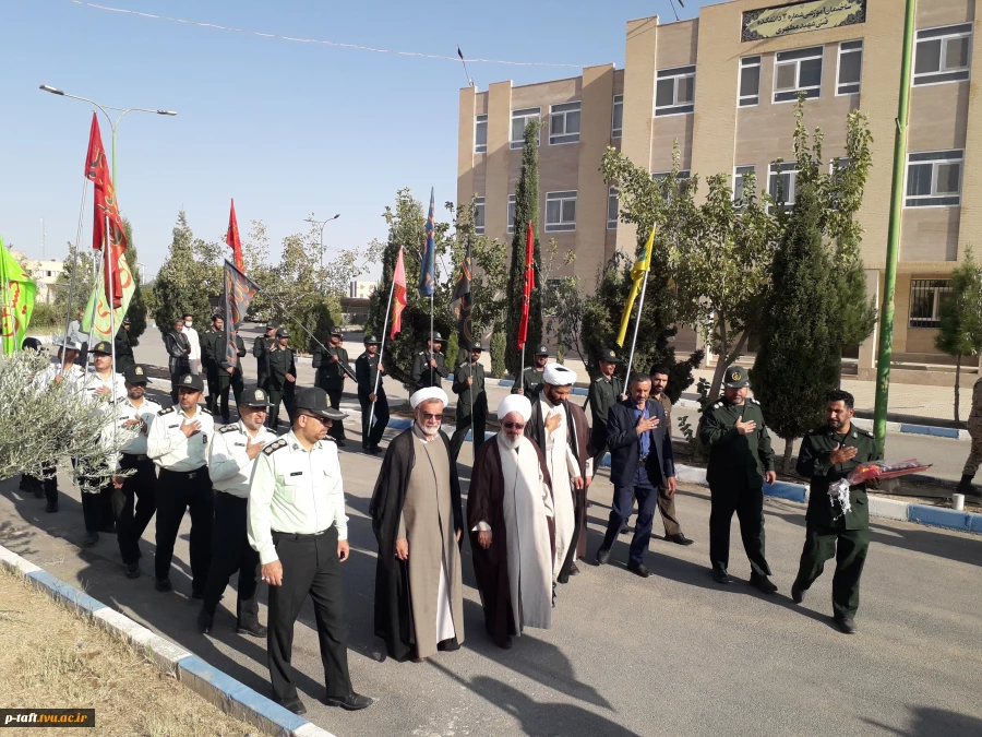 گرامیداشت هفته دفاع مقدس و یادواره شهید گمنام دانشکده شهید مطهری تفت 
 2